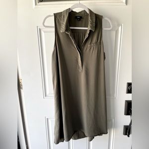 Vintage Target Mossimo Olive Green Utility Dress, size XL